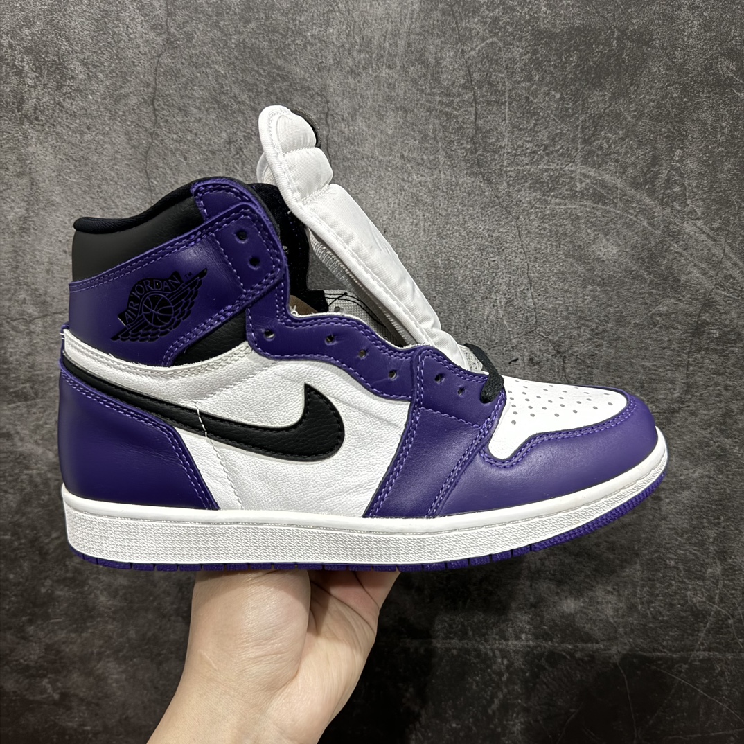 AirJordanAJ1RetroHigh白紫脚趾555088-500全码补齐全套原纸板楦头开发原厂特供