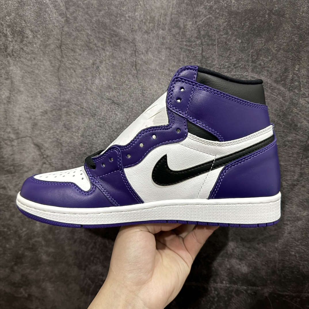 AirJordanAJ1RetroHigh白紫脚趾555088-500全码补齐全套原纸板楦头开发原厂特供