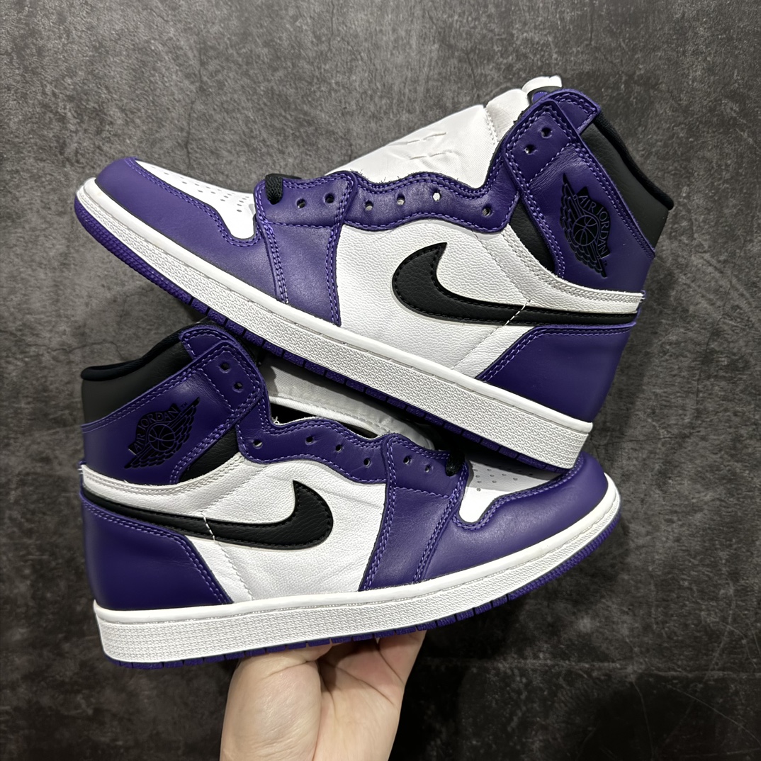 AirJordanAJ1RetroHigh白紫脚趾555088-500全码补齐全套原纸板楦头开发原厂特供