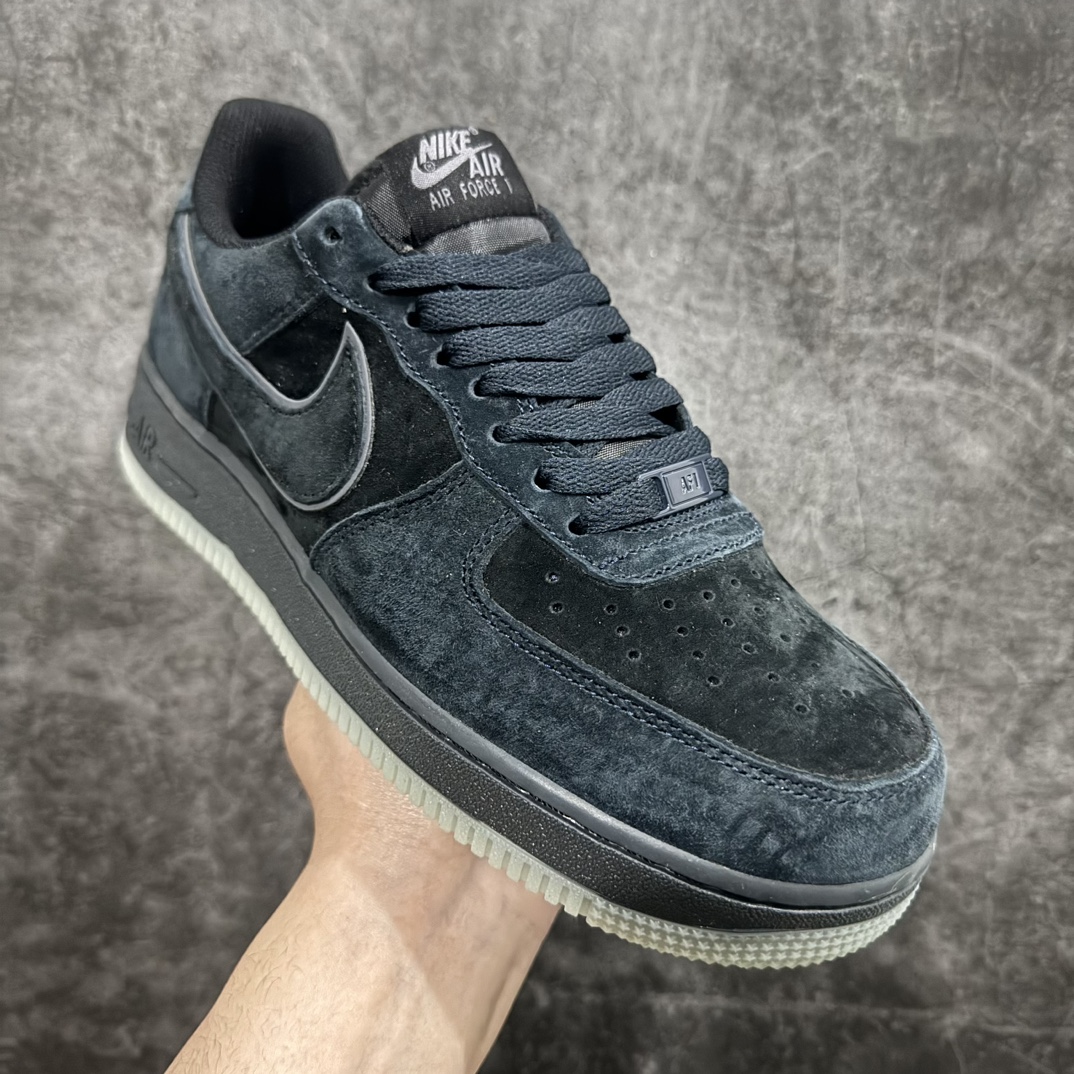 公司级NikeAirForce1Low07路飞黑灰原楦头原纸板打造纯正低帮空军版型专注外贸渠道全掌内置蜂