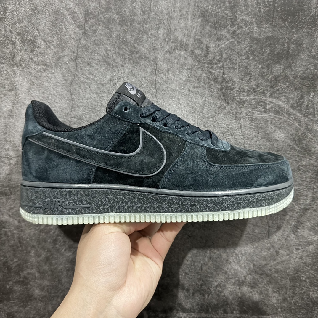 公司级NikeAirForce1Low07路飞黑灰原楦头原纸板打造纯正低帮空军版型专注外贸渠道全掌内置蜂