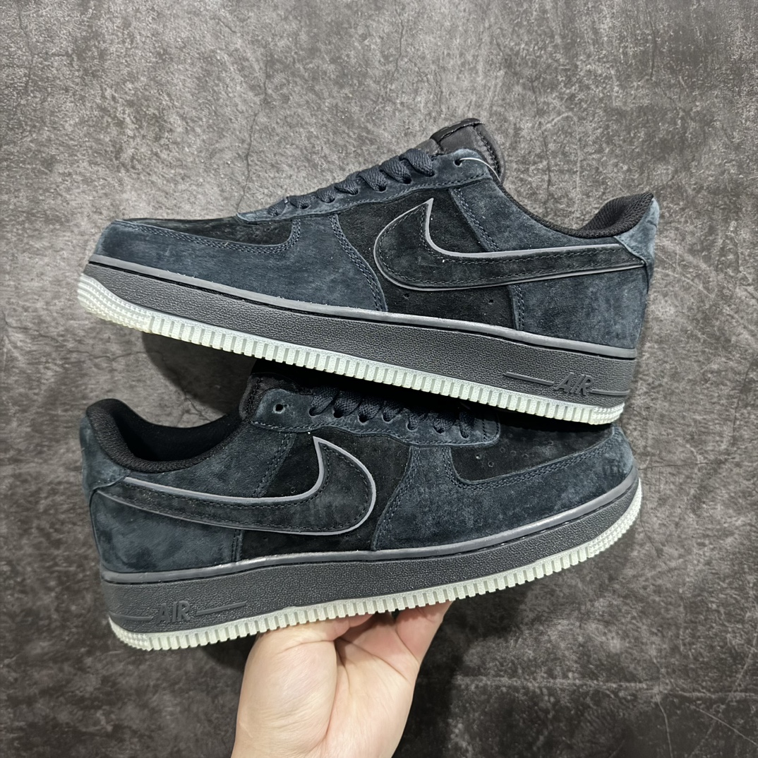 公司级NikeAirForce1Low07路飞黑灰原楦头原纸板打造纯正低帮空军版型专注外贸渠道全掌内置蜂