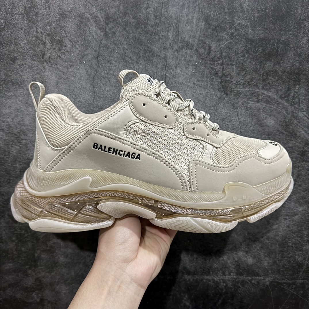 【Good版本】Balenciaga Triple S巴黎世家一代气垫老爹鞋n市场知名大厂出品主打巴黎世家全系n同配色中细节最优版本n原版开发 原厂数据打造私模 可直观对比正品  尺码：35-45 编码：HML520550-鞋库