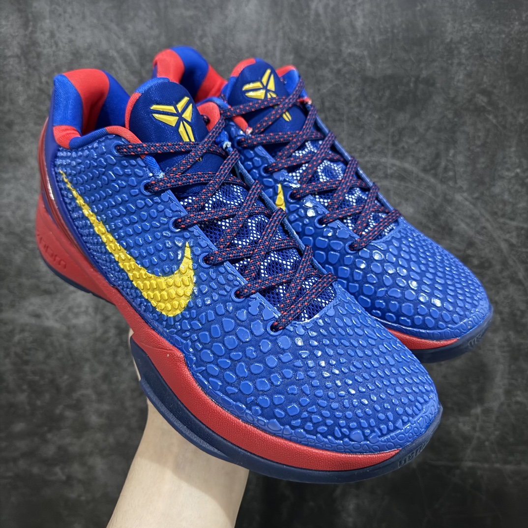 【MX版本】NK Zoom Kobe 6 Dark Knight 科比六代 黑暗骑士 红蓝黄 货号：429659-402n前后气垫加持 信仰绝不减配市售唯一PROTRO复刻版开发货品全鞋身材料卡色独家定制SWOOSH 蛇鳞 正确珠光效果（内嵌珍珠粉）n独家前掌Zoom Turbo 后掌马蹄Zoom缓震内置全真动态飞线 独家复刻U型缓震垫带独立钢印十年情怀 这里完美落地 致力打造最强ZK系列  尺码：41 42 42.5 43 44 44.5 45 45.5 46 47.5 48.5 49.5 编码：T1520550-鞋库