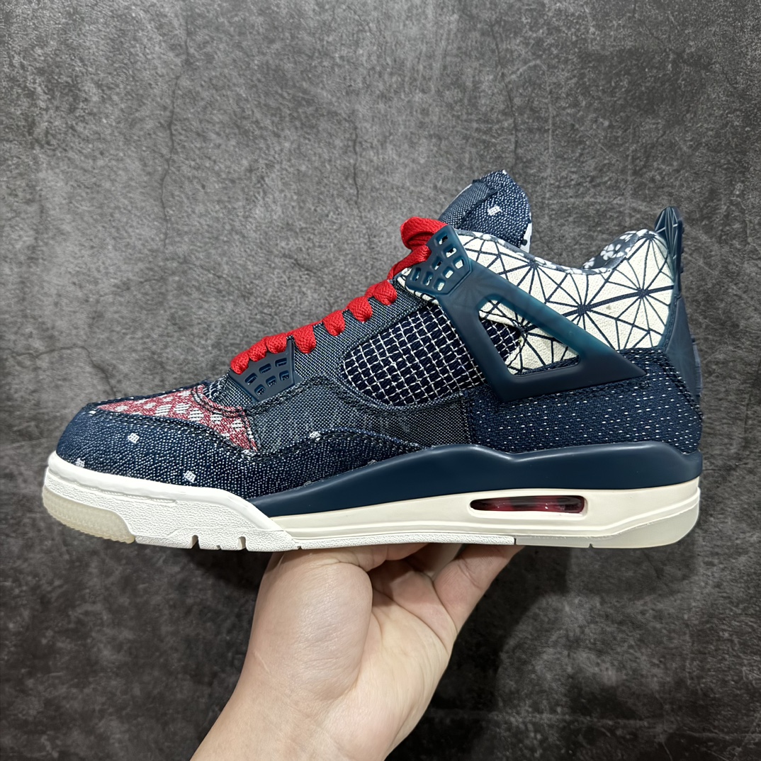 图片[2]-【纯原PB版】Air Jordan 4 Retro\”Deep Ocean\” AJ4乔4 蓝白牛仔 刺子绣 CW0898-400男子文化篮球鞋 专业AJ大厂出品 主力合作工厂 优势供应市场 一线大厂水准 平民价格定位 全新模具开发 纯正4代正确鞋型 高清洁度 立体高频 四线中底拉帮 网格大小 各方面细节都不错 品质完全碾压市面诸多嘴炮\”纯原\”杀猪版本  尺码：40 40.5 41 42 42.5 43 44 44.5 45 46 47.5 编码：LC370400-鞋库