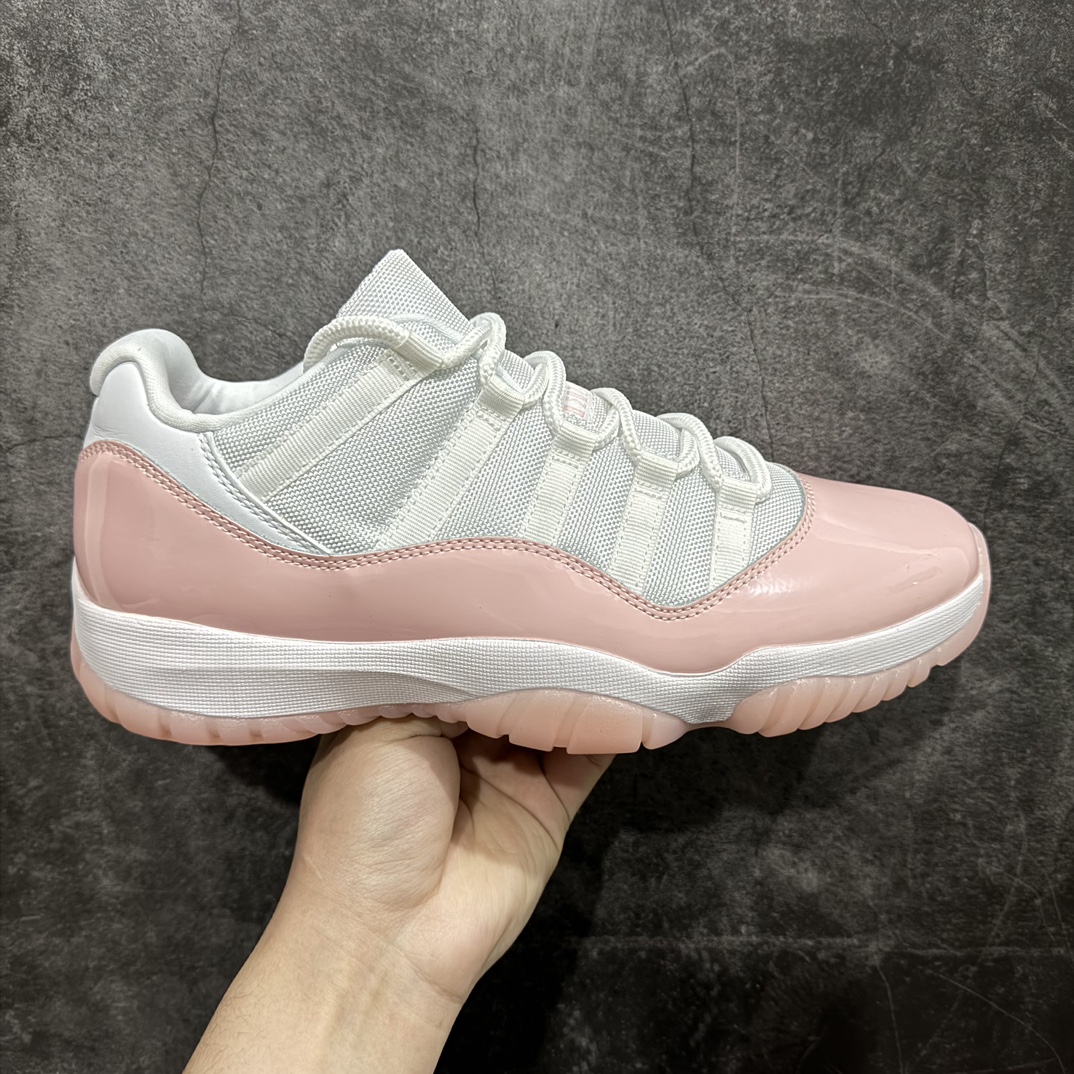 纯原版本乔丹11代AirJordan11LowWMNS“LegendPink”白粉色AJ11传奇粉低帮首