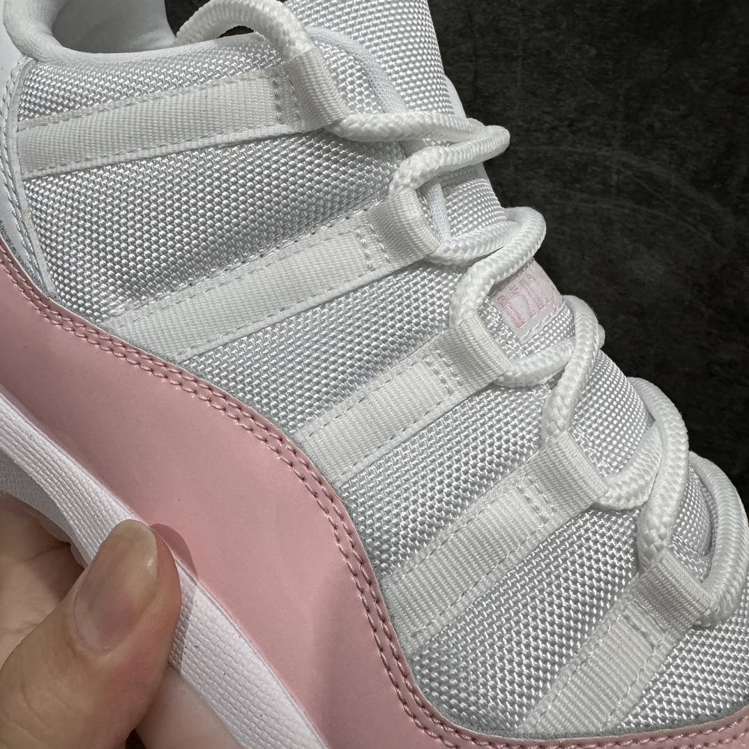 纯原版本乔丹11代AirJordan11LowWMNS“LegendPink”白粉色AJ11传奇粉低帮首