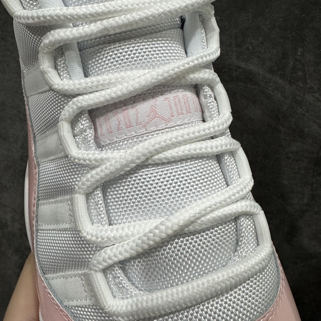 纯原版本乔丹11代AirJordan11LowWMNS“LegendPink”白粉色AJ11传奇粉低帮首