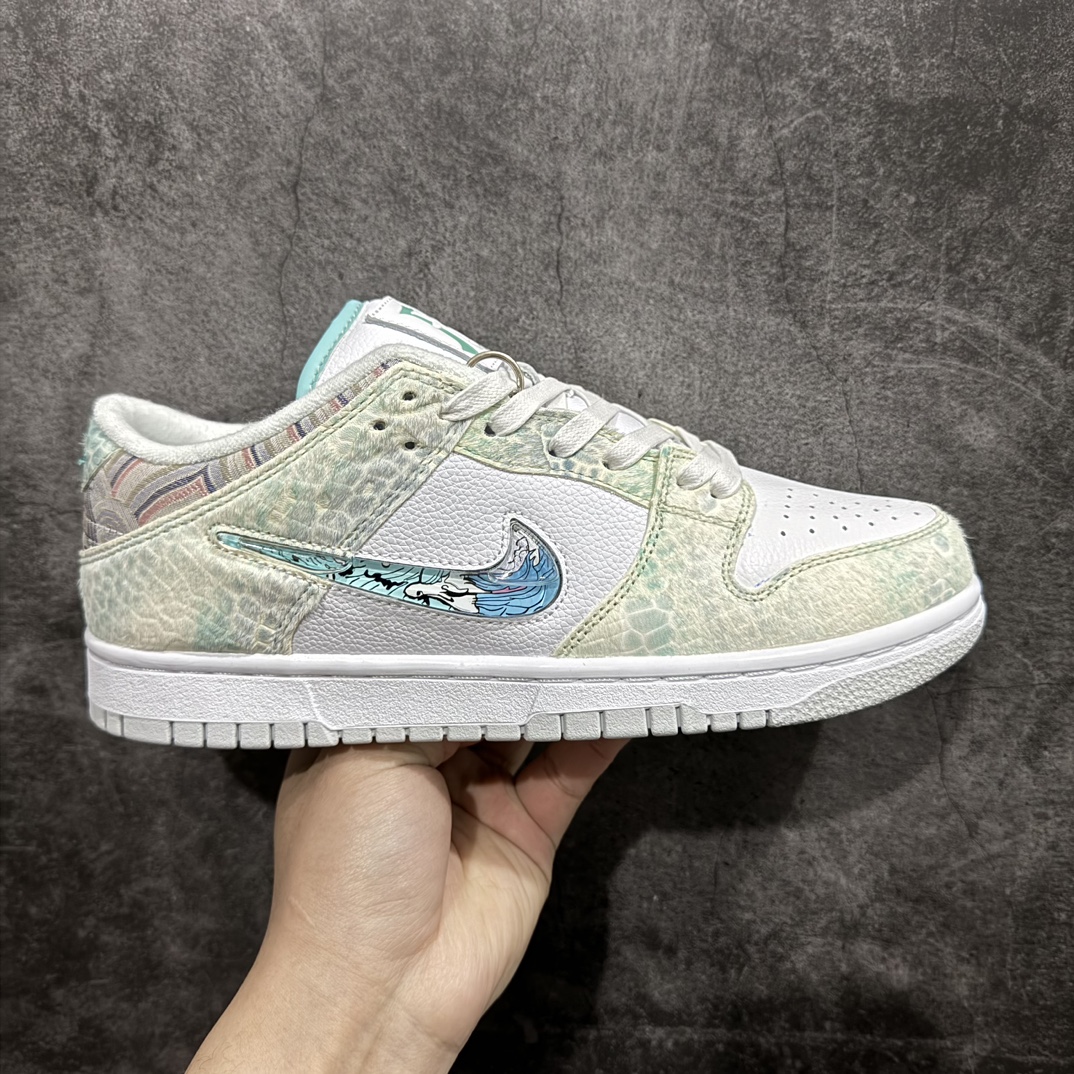 【纯原Z版】NK Dunk Low 蒸汽木偶 CNY龙年限定 龙海龙宫三太子 白青 敖丙 DV0831-101n平台充正专供产物 正确皮料n品质 细节 做工相当到位 价格不杀猪 尺码36-47.5！ 编码：LL350370-鞋库