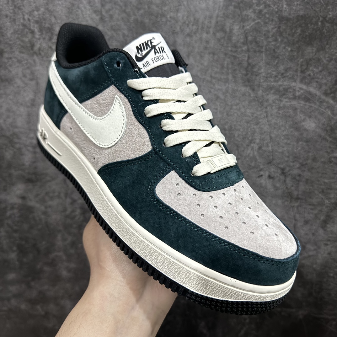 260 Nk Air Force 1'07 Low 灰白绿 麂皮配色 空军一号低帮休闲板鞋 NT9955-318