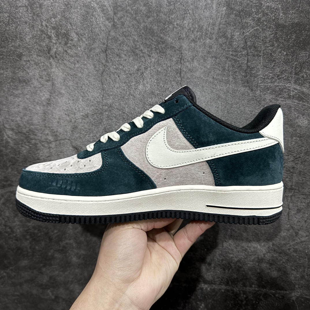 260 Nk Air Force 1'07 Low 灰白绿 麂皮配色 空军一号低帮休闲板鞋 NT9955-318