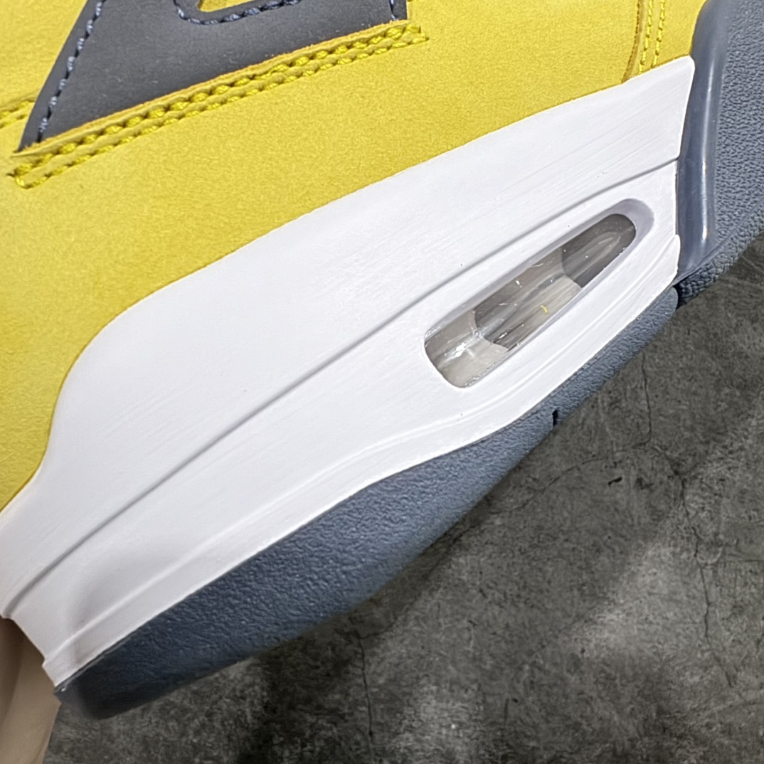 老DT版AirJordanAJ4Retro黑黄电母货号CT8527-700老牌AJ大厂出品原纸板楦头开发