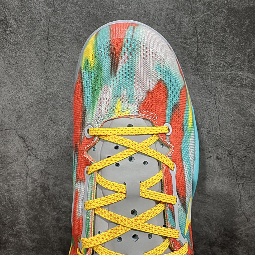 图片[5]-【S2纯原版】Nike Kobe 8 Protro \”Venice Beach\”蓝红橙S2纯原生产线 科比八代#React科技鞋垫加持 实战配置直接拉满n#原楦纸板开发 鞋身流线型、后跟塑形，区分土肥圆n#原厂针织鞋面一针一线匹配原版n#全身鞋材卡料色独家定制 唯一万针立体刺绣SWOOSH#真实底模最大48.5  实战利器 专供海外市场 Size：40 40.5 41 42 42.5 43 44 44.5 45 46 47.5 48.5n（脚宽、脚胖 建议买大半码） 编码：O440470-鞋库