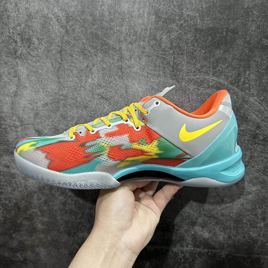 图片[2]-【S2纯原版】Nike Kobe 8 Protro \”Venice Beach\”蓝红橙S2纯原生产线 科比八代#React科技鞋垫加持 实战配置直接拉满n#原楦纸板开发 鞋身流线型、后跟塑形，区分土肥圆n#原厂针织鞋面一针一线匹配原版n#全身鞋材卡料色独家定制 唯一万针立体刺绣SWOOSH#真实底模最大48.5  实战利器 专供海外市场 Size：40 40.5 41 42 42.5 43 44 44.5 45 46 47.5 48.5n（脚宽、脚胖 建议买大半码） 编码：O440470-鞋库