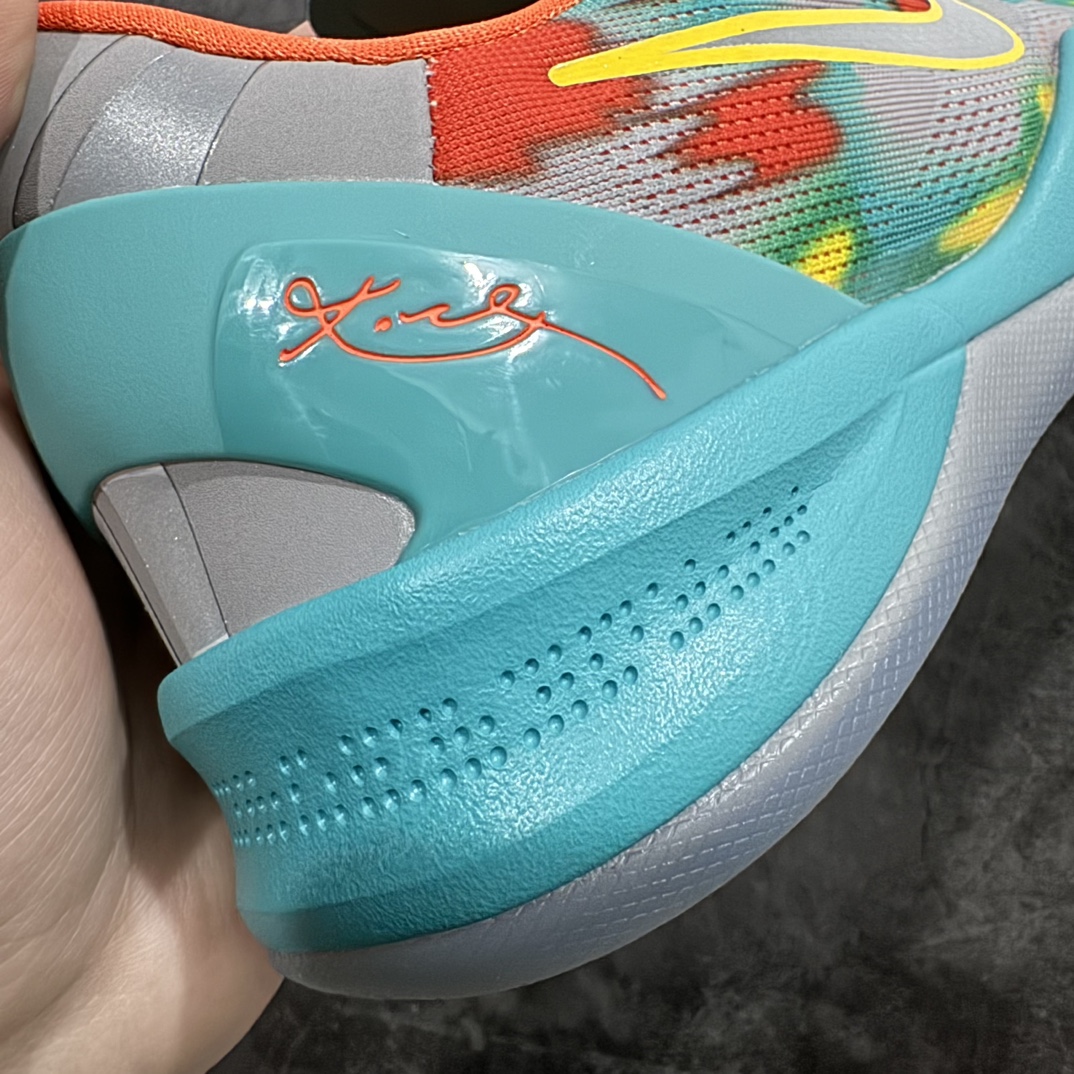 图片[2]-【S2纯原版】Nike Kobe 8 Protro \”Venice Beach\”蓝红橙S2纯原生产线 科比八代#React科技鞋垫加持 实战配置直接拉满n#原楦纸板开发 鞋身流线型、后跟塑形，区分土肥圆n#原厂针织鞋面一针一线匹配原版n#全身鞋材卡料色独家定制 唯一万针立体刺绣SWOOSH#真实底模最大48.5  实战利器 专供海外市场 Size：40 40.5 41 42 42.5 43 44 44.5 45 46 47.5 48.5n（脚宽、脚胖 建议买大半码） 编码：O440470-鞋库