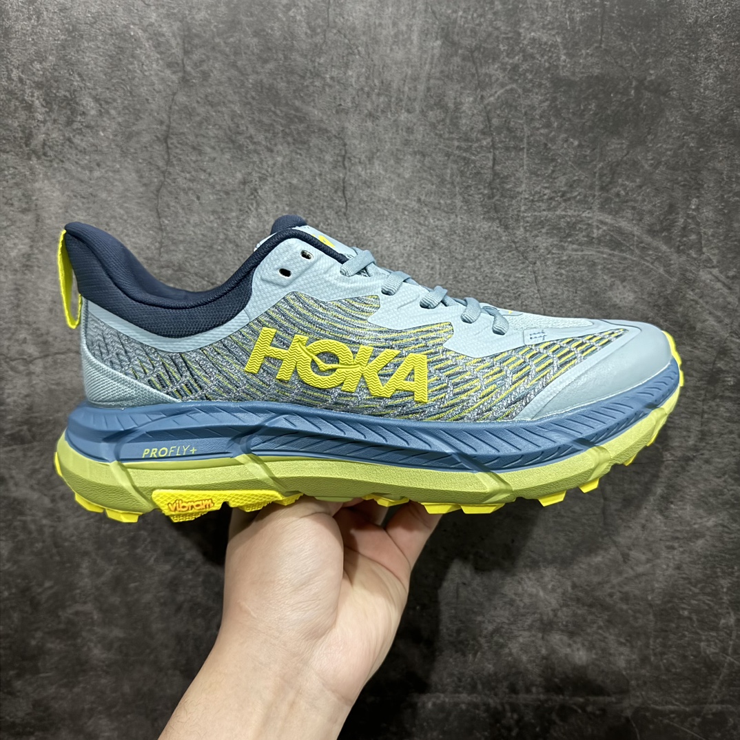 【公司级】HOKA ONE ONE Mafate Speed 4 飞速玛法特4代系列低帮轻量户外越野休闲运动慢跑鞋HOKA ONE ONE是来自美国的跑步鞋知名品牌，创立于2009年，始终致力于为所有跑者提供更新、更好的跑步装备。相比常规跑鞋，HOKA ONE ONE特别研发使用性能独特的几何形跑鞋中底，此种鞋底更厚、更高、回弹性也更好，除了卓越的缓冲性能，它还能为各种阶段的跑者带来更具动感、更加稳定的跑步体验。HOKAONE ONE从设计之初就清楚意识到，要保证跑者步幅的均匀一致，双脚自然而然的运动至关重要。n 尺码：36 36.5 37.5 38 39 40 40.5 41 42 42.5 43 44 45 46 编码：NM280300-莆田鞋批发中心