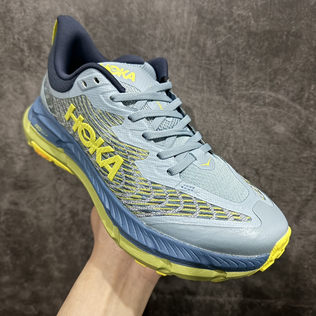 图片[3]-【公司级】HOKA ONE ONE Mafate Speed 4 飞速玛法特4代系列低帮轻量户外越野休闲运动慢跑鞋HOKA ONE ONE是来自美国的跑步鞋知名品牌，创立于2009年，始终致力于为所有跑者提供更新、更好的跑步装备。相比常规跑鞋，HOKA ONE ONE特别研发使用性能独特的几何形跑鞋中底，此种鞋底更厚、更高、回弹性也更好，除了卓越的缓冲性能，它还能为各种阶段的跑者带来更具动感、更加稳定的跑步体验。HOKAONE ONE从设计之初就清楚意识到，要保证跑者步幅的均匀一致，双脚自然而然的运动至关重要。n 尺码：36 36.5 37.5 38 39 40 40.5 41 42 42.5 43 44 45 46 编码：NM280300-莆田鞋批发中心