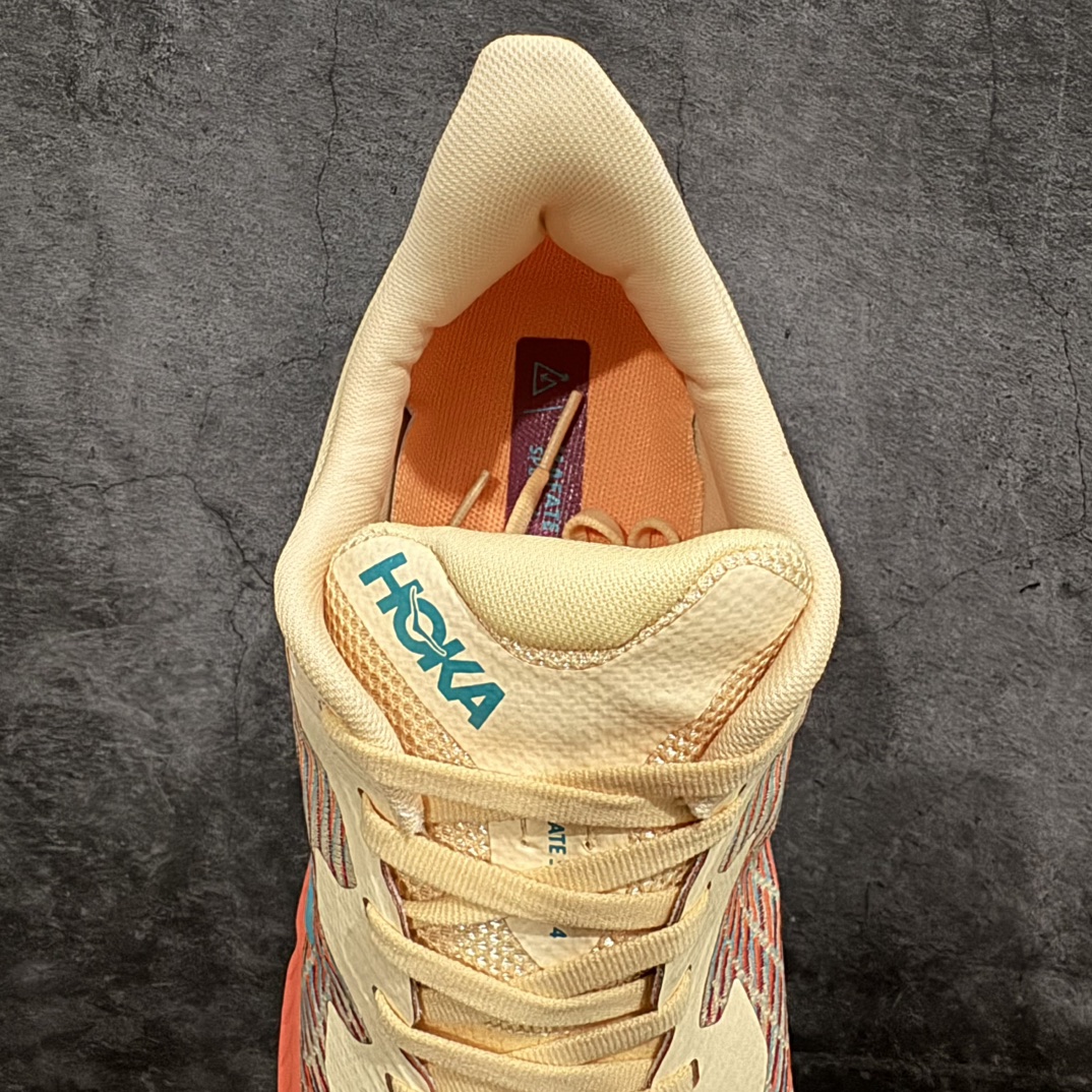 图片[8]-【公司级】HOKA ONE ONE Mafate Speed 4 飞速玛法特4代系列低帮轻量户外越野休闲运动慢跑鞋HOKA ONE ONE是来自美国的跑步鞋知名品牌，创立于2009年，始终致力于为所有跑者提供更新、更好的跑步装备。相比常规跑鞋，HOKA ONE ONE特别研发使用性能独特的几何形跑鞋中底，此种鞋底更厚、更高、回弹性也更好，除了卓越的缓冲性能，它还能为各种阶段的跑者带来更具动感、更加稳定的跑步体验。HOKAONE ONE从设计之初就清楚意识到，要保证跑者步幅的均匀一致，双脚自然而然的运动至关重要。n 尺码：36 36.5 37.5 38 39 40 40.5 41 42 42.5 43 44 45 46 编码：NM280300-莆田鞋批发中心