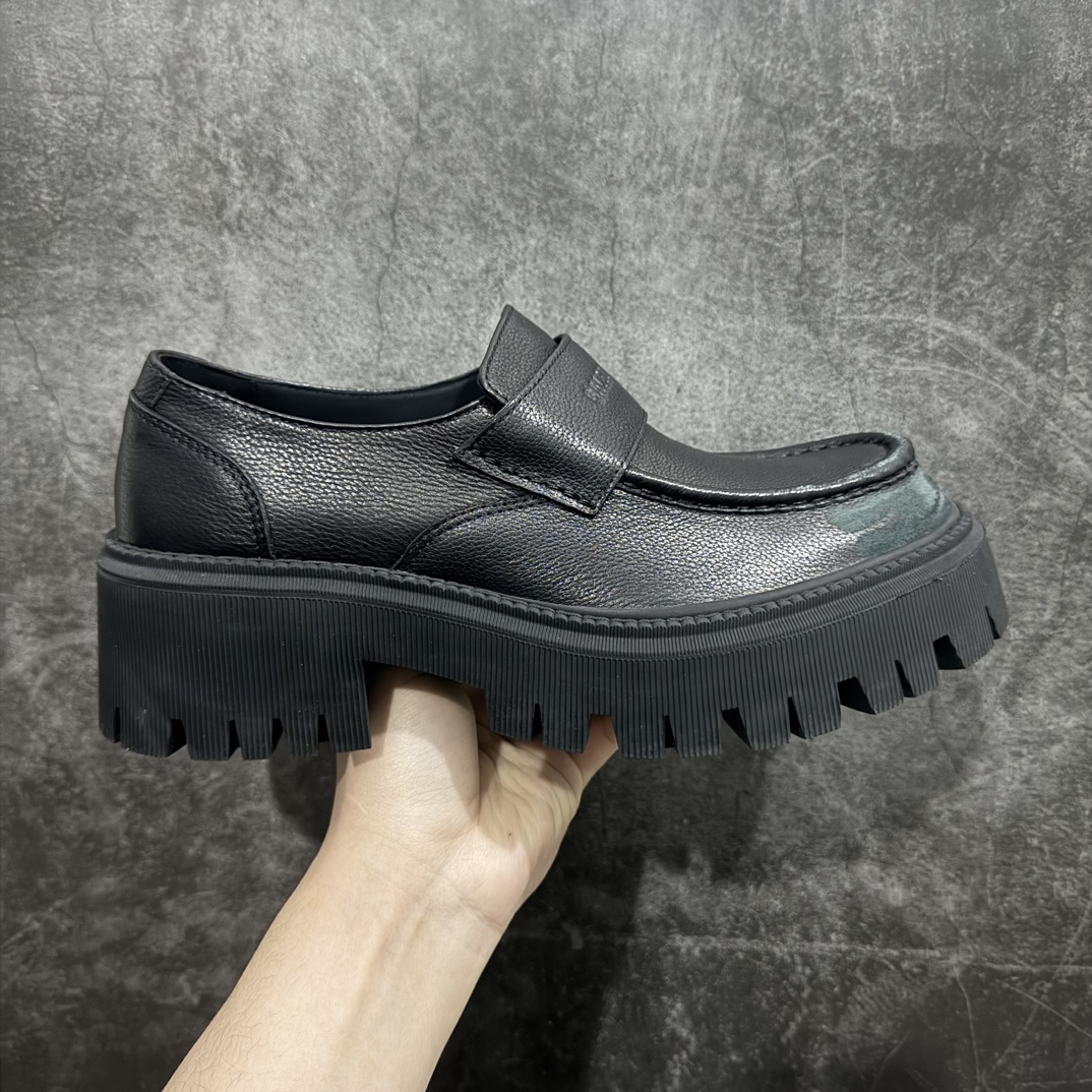 500 【G版纯原】 巴黎世家Balenciaga Tractor 厚底马丁靴休闲做旧乐福鞋