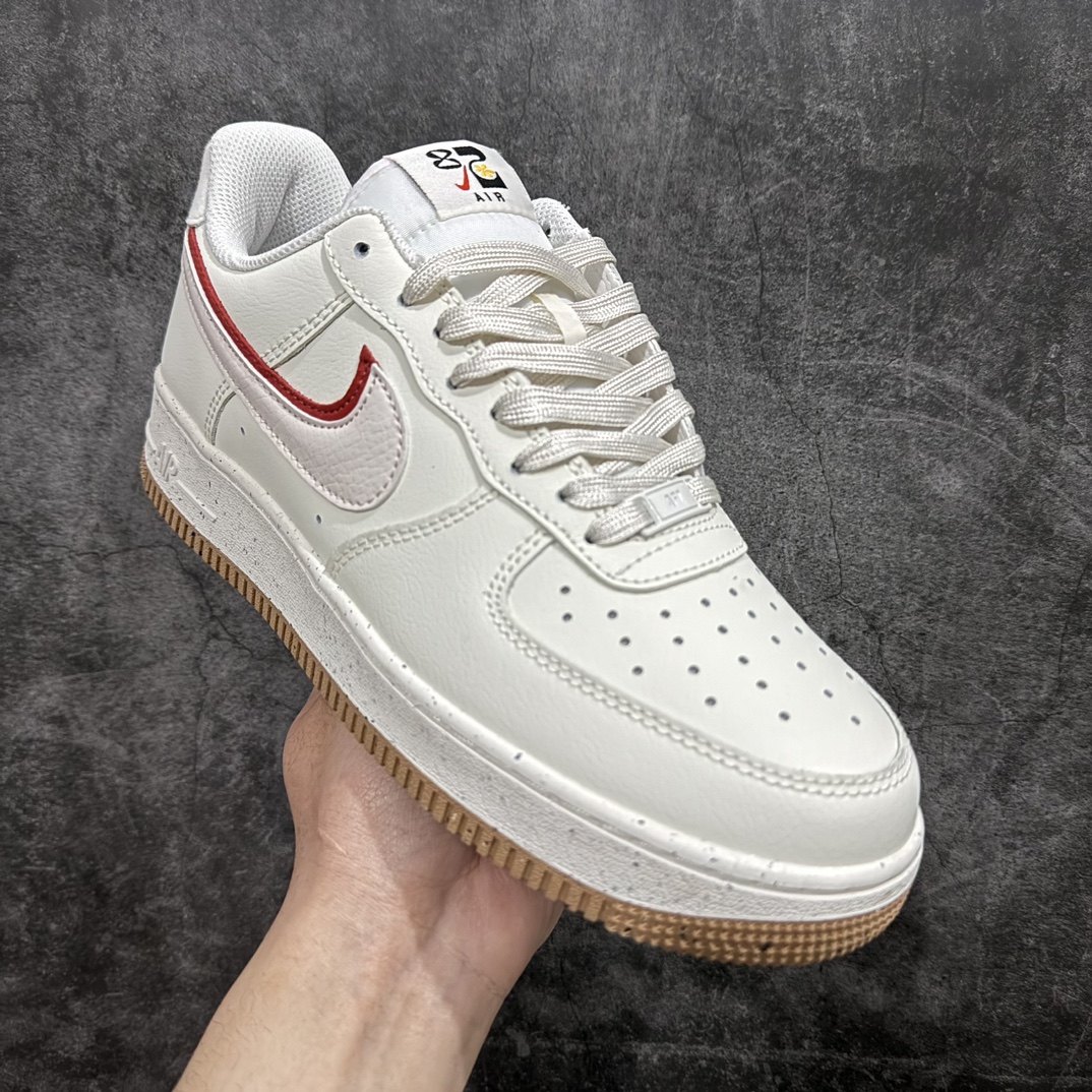 200 Nike Air Force 1 07 LV8 EMB”Thunder Blue Washed Teal ”40周年“82”板鞋“奶油白粉红双钩”DX6065-101