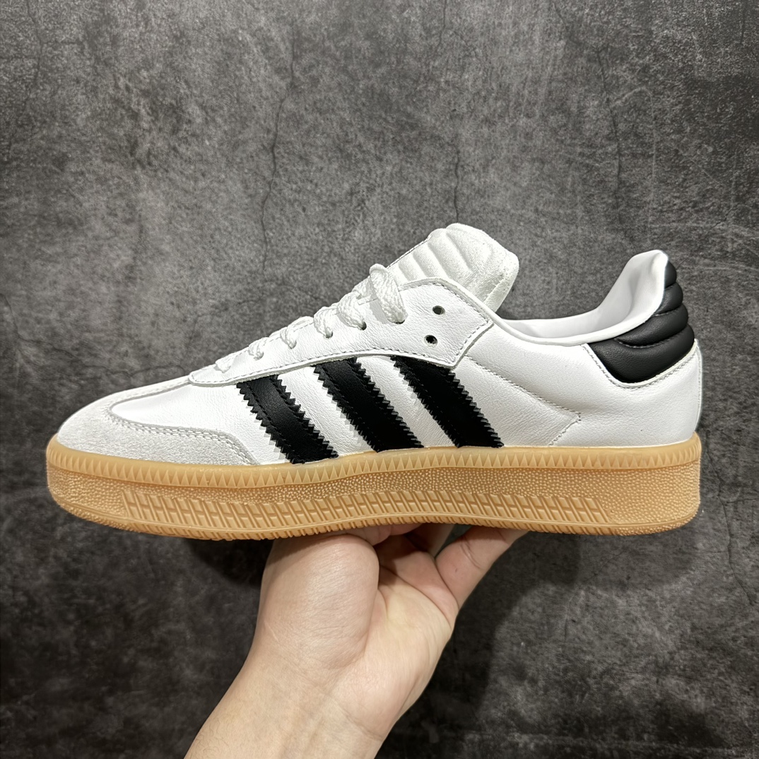 220 【纯原版】adidas Samba XLG 舒适百搭 潮流增高低帮板鞋  IE1377