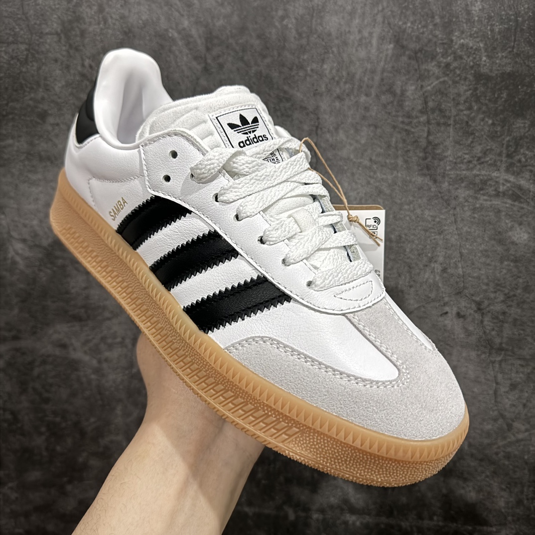 220 【纯原版】adidas Samba XLG 舒适百搭 潮流增高低帮板鞋  IE1377