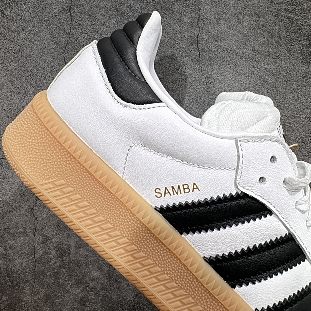 220 【纯原版】adidas Samba XLG 舒适百搭 潮流增高低帮板鞋  IE1377