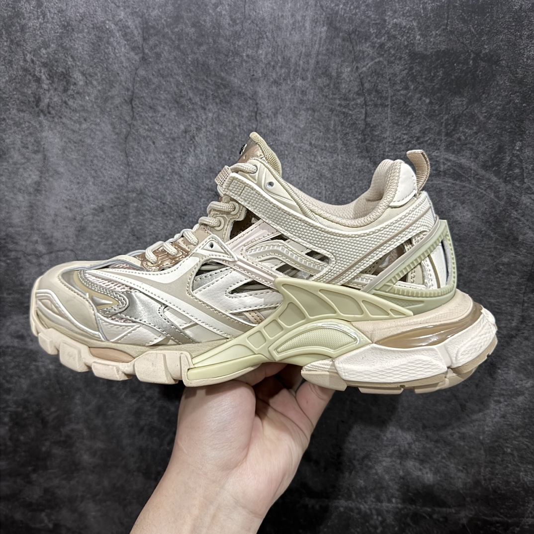 BALENCIAGATrack2.0巴黎世家四代复古老爹鞋白绿粉老牌大厂出品品质口碑都很好全套原纸板楦头