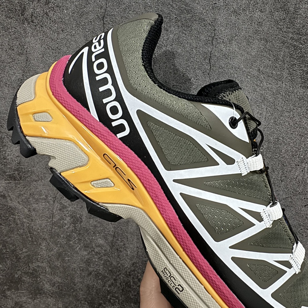 SalomonXT-6萨洛蒙复古潮流户外机能登山跑鞋赤炼黑颜纯原外贸平台特供订单耗时半年巨作全套原纸板楦