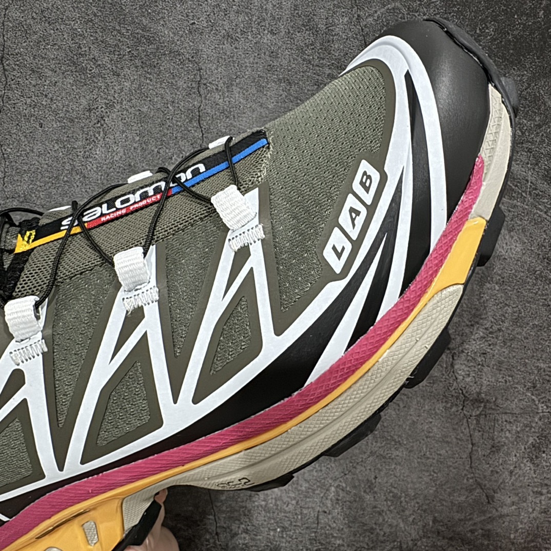 SalomonXT-6萨洛蒙复古潮流户外机能登山跑鞋赤炼黑颜纯原外贸平台特供订单耗时半年巨作全套原纸板楦