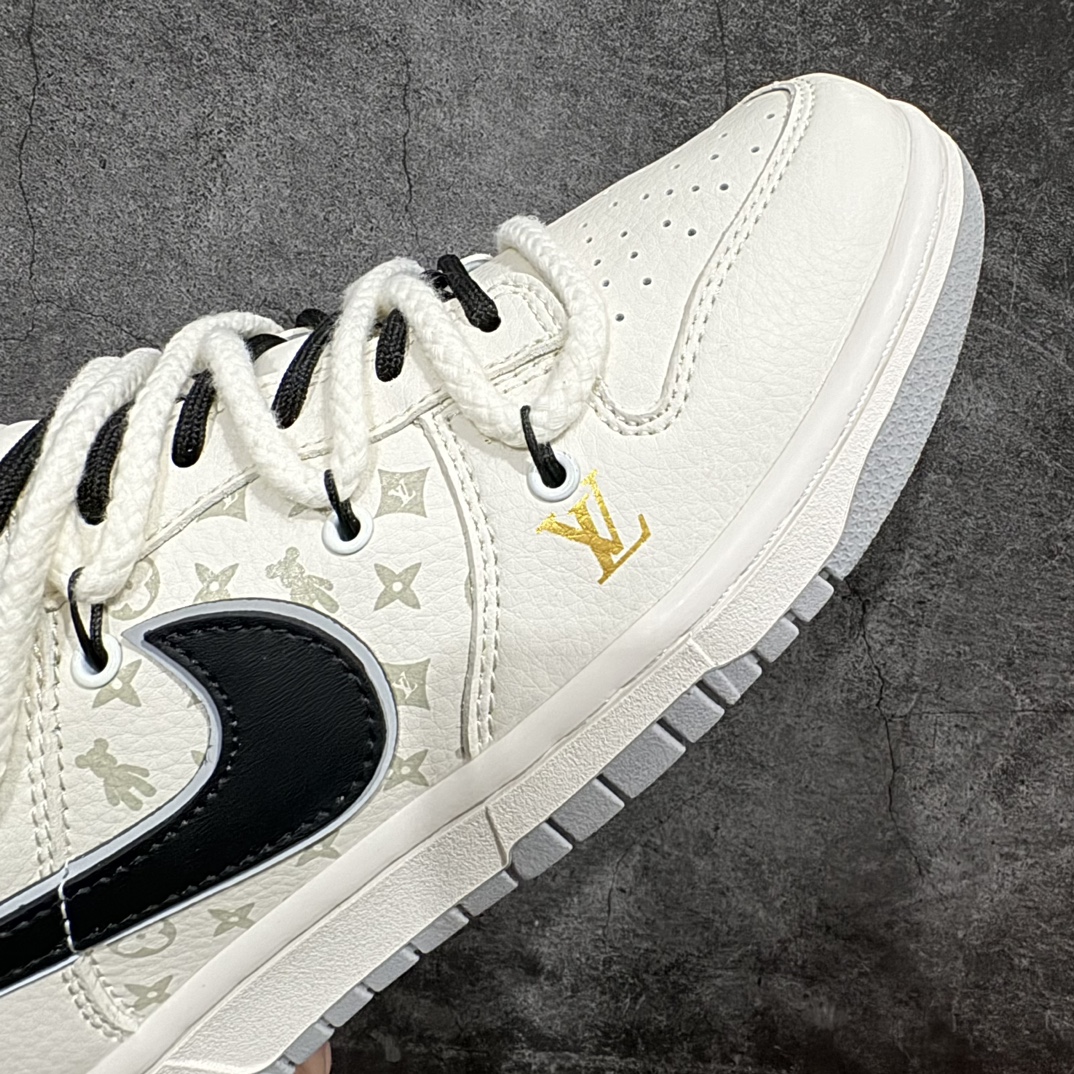 300 【定制版】Nk SB Dunk Low LV联名-灰金暴力熊 周年高端定制 低帮休闲板鞋 SJ2068-227