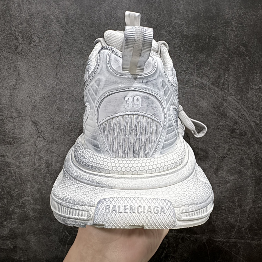 Balenciaga巴黎世家3XL10代做旧老爹鞋白色全网此配色首家出货配件齐全原厂组合大底原厂鞋面做旧