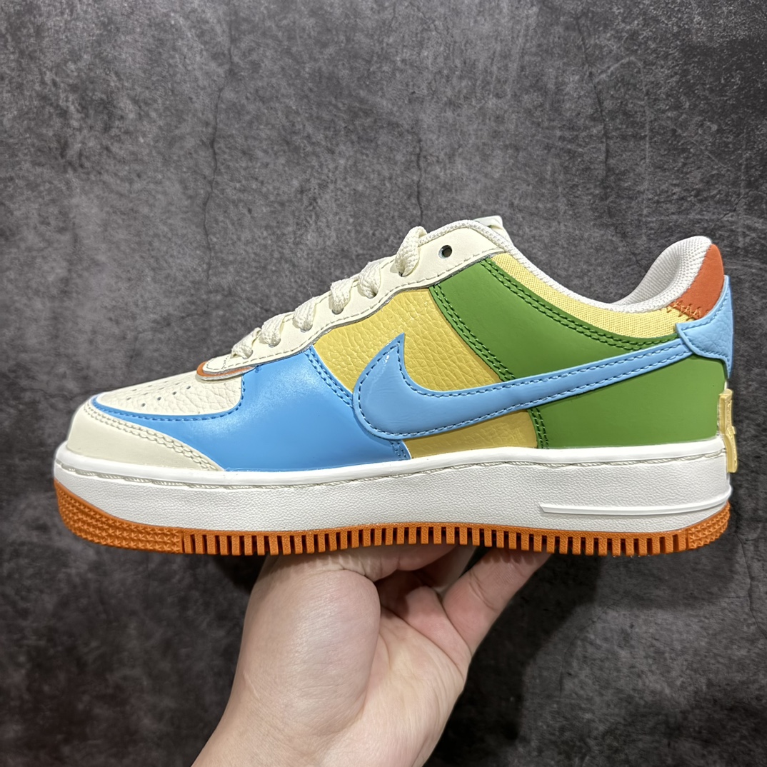 图片[2]-【公司级】Nike Air Force 1 Low 07 Shadow 马卡龙 米蓝n原楦头原纸板 打造纯正低帮空军版型 专注外贸渠道 全掌内置蜂窝气垫原盒配件 原厂中底钢印、拉帮完美官方货号：DZ1847 103 Size：35.5 36 36.5 37.5 38 38.5 39 40 编码：LF250260-鞋库