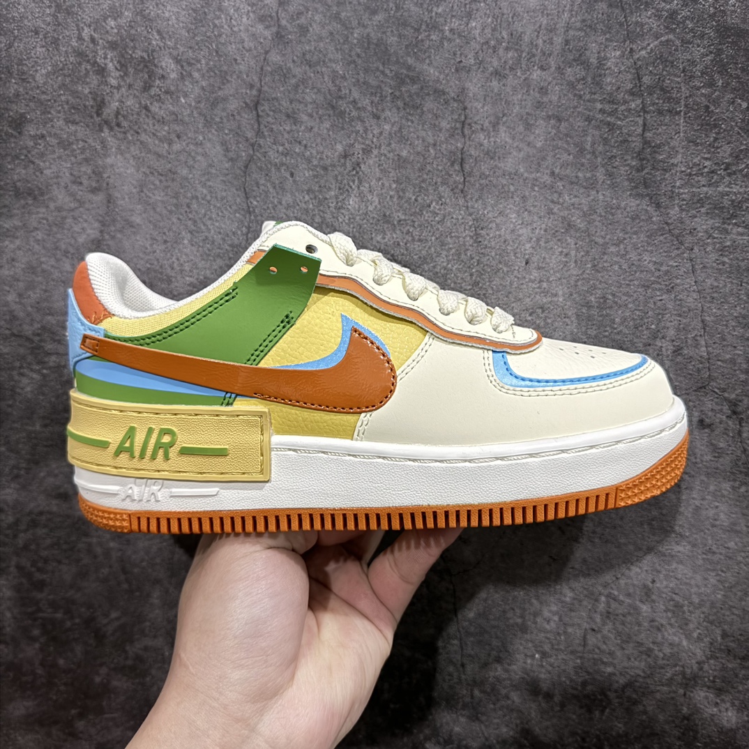 【公司级】Nike Air Force 1 Low 07 Shadow 马卡龙 米蓝n原楦头原纸板 打造纯正低帮空军版型 专注外贸渠道 全掌内置蜂窝气垫原盒配件 原厂中底钢印、拉帮完美官方货号：DZ1847 103 Size：35.5 36 36.5 37.5 38 38.5 39 40 编码：LF250260-鞋库