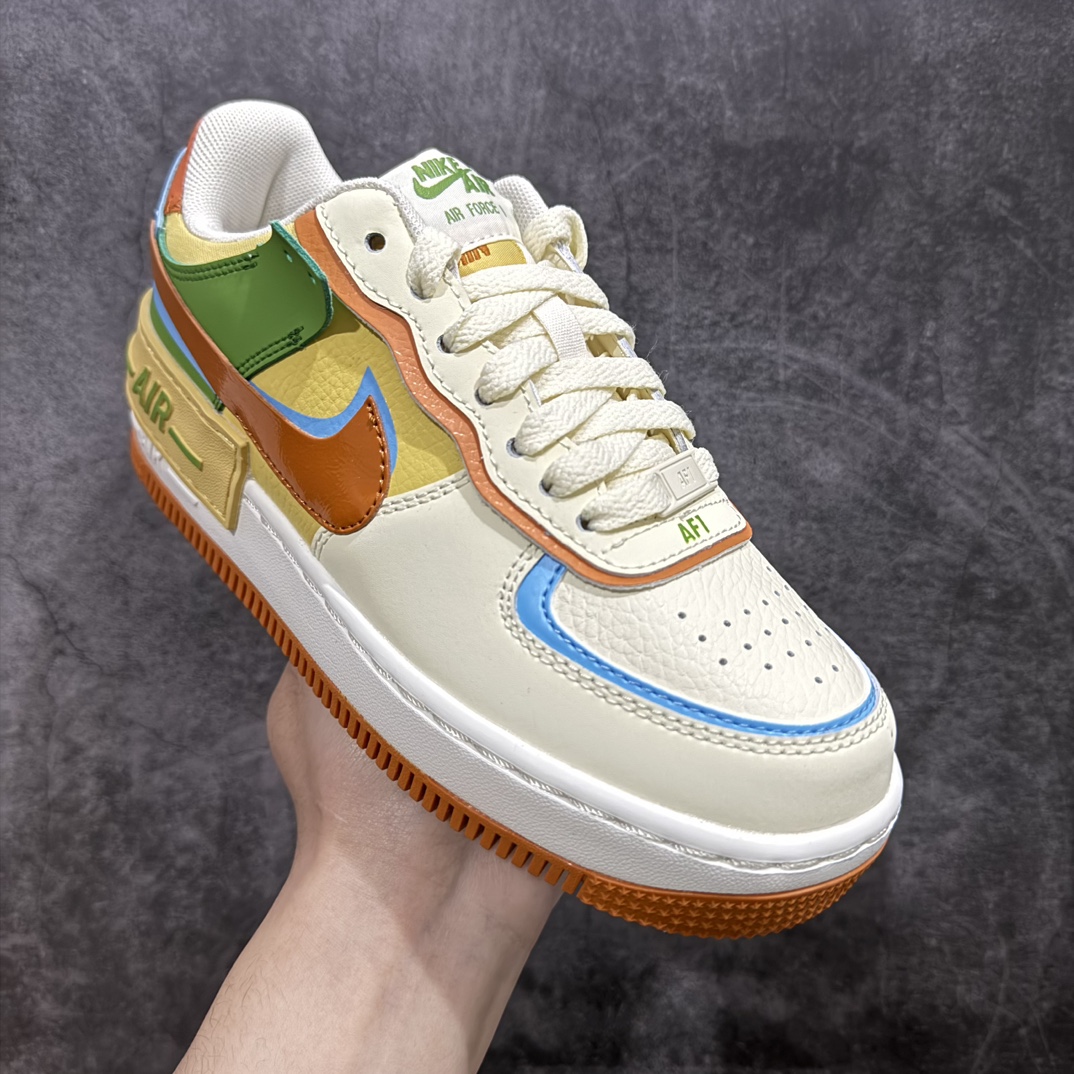 图片[3]-【公司级】Nike Air Force 1 Low 07 Shadow 马卡龙 米蓝n原楦头原纸板 打造纯正低帮空军版型 专注外贸渠道 全掌内置蜂窝气垫原盒配件 原厂中底钢印、拉帮完美官方货号：DZ1847 103 Size：35.5 36 36.5 37.5 38 38.5 39 40 编码：LF250260-鞋库