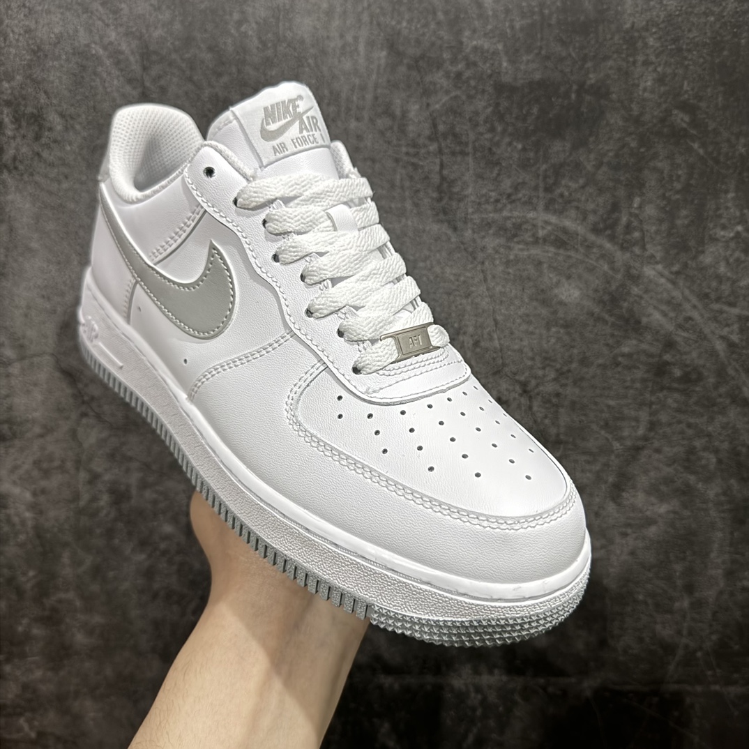 图片[3]-【公司级】Nk Air Force 1\’07 Low 空军一号低帮休闲板鞋 白烟灰 FJ4146-100n原楦原纸板 纯正版型 高清洁度 内置全掌气垫 尺码：36 36.5 37.5 38 38.5 39 40 40.5 41 42 42.5 43 44 44.5 45 编码：LF250260-鞋库