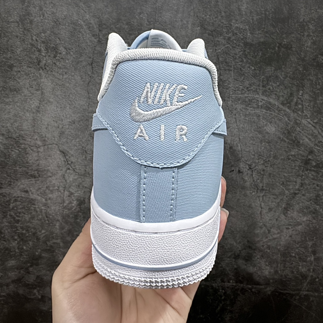 图片[4]-【公司级】Nike Air Force 1’07 Low\”Belly/Swoosh Blue White\”空军一号系列经典低帮百搭休闲运动板鞋“皮革天空蓝浅蓝白”n#原楦原纸版数据开发版型#采用硬质荔枝纹牛剖革鞋面材质#内置全掌Air Sole气垫❗ 货号：FZ4627-400  尺码：36 36.5 37.5 38 38.5 39 40 40.5 41 42 42.5 43 44 44.5 45 编码：LF250260-鞋库