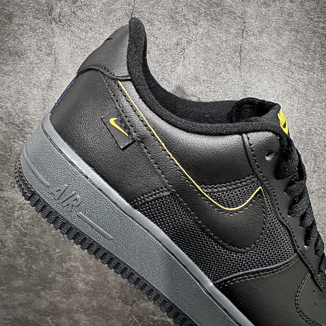 图片[7]-【公司级】Nike Air Force 1 Low 07 黑黄n原楦头原纸板 打造纯正低帮空军版型 专注外贸渠道 全掌内置蜂窝气垫原盒配件 原厂中底钢印、拉帮完美官方货号：FZ4617 001 Size：35.5 36 36.5 37.5 38 38.5 39 40 40.5 41 42 42.5 43 44 44.5 45 编码：LF250260-鞋库