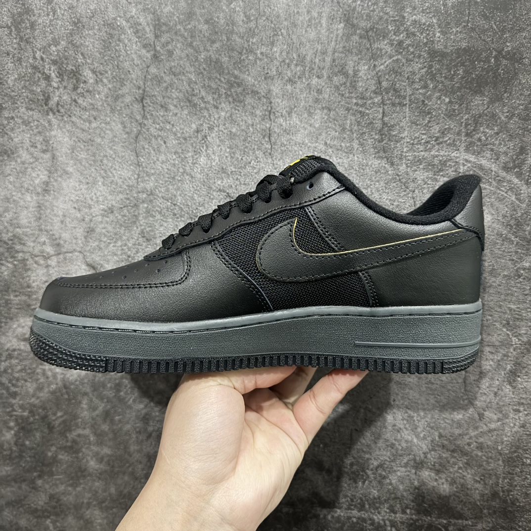 图片[2]-【公司级】Nike Air Force 1 Low 07 黑黄n原楦头原纸板 打造纯正低帮空军版型 专注外贸渠道 全掌内置蜂窝气垫原盒配件 原厂中底钢印、拉帮完美官方货号：FZ4617 001 Size：35.5 36 36.5 37.5 38 38.5 39 40 40.5 41 42 42.5 43 44 44.5 45 编码：LF250260-鞋库