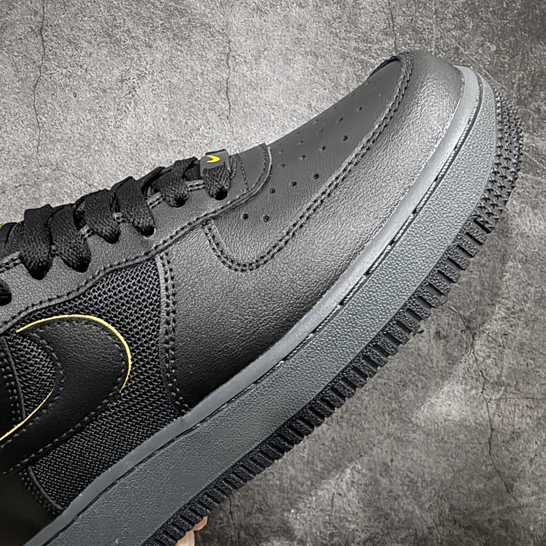 图片[6]-【公司级】Nike Air Force 1 Low 07 黑黄n原楦头原纸板 打造纯正低帮空军版型 专注外贸渠道 全掌内置蜂窝气垫原盒配件 原厂中底钢印、拉帮完美官方货号：FZ4617 001 Size：35.5 36 36.5 37.5 38 38.5 39 40 40.5 41 42 42.5 43 44 44.5 45 编码：LF250260-鞋库