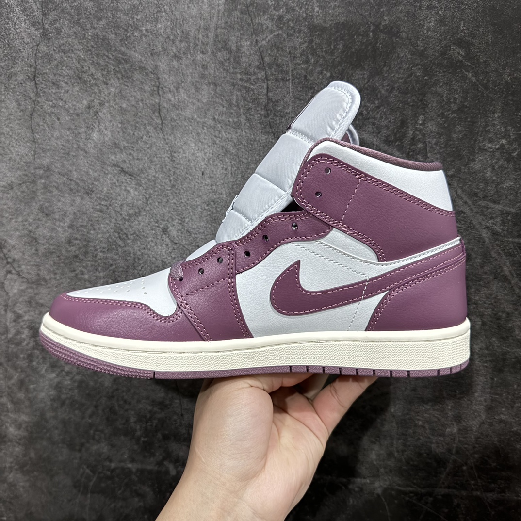 260 【DT版本】Air Jordan AJ1 Mid 中帮 白紫红BQ6472-050