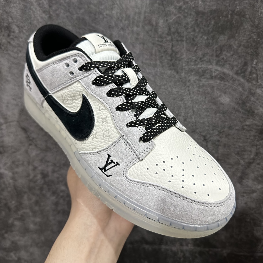 280 Nike SB Dunk Low x Louis Vuitton 米白灰冠军 CR8033-501