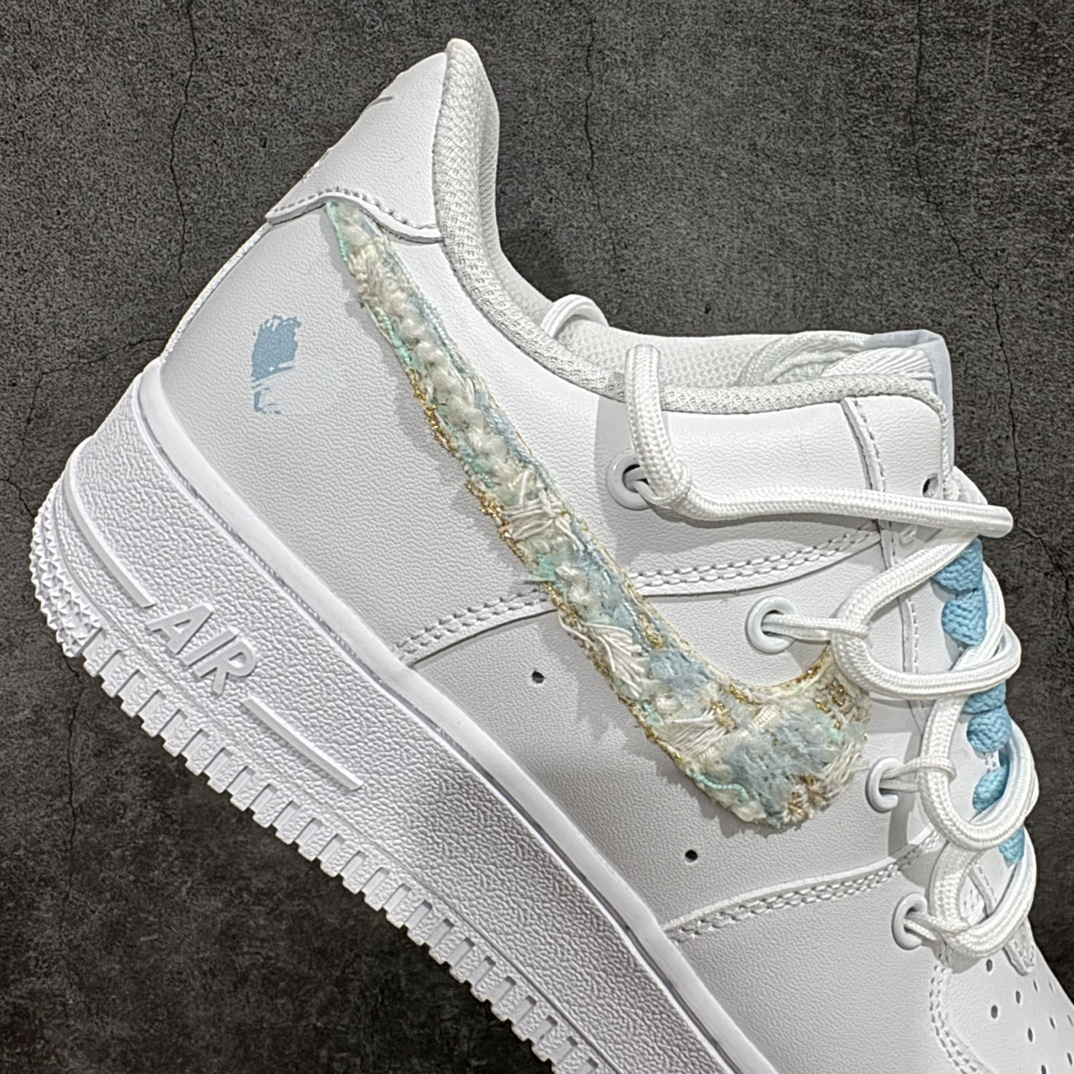 260 Nike Air Force 1 Low 07 减龄穿搭 小香风 山茶花少女 白蓝 DH9999-223