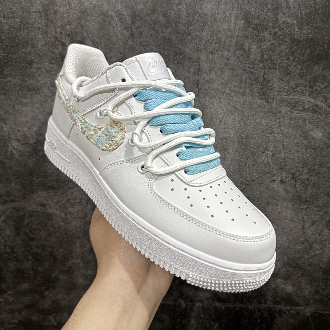 260 Nike Air Force 1 Low 07 减龄穿搭 小香风 山茶花少女 白蓝 DH9999-223