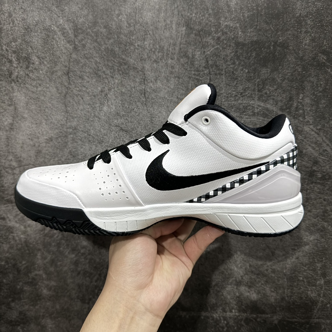 420 【OG纯原版】科比4白黑 Nike Zoom kobe4 ”Mambacita ”Gigi 耐磨透气 FJ9363-100