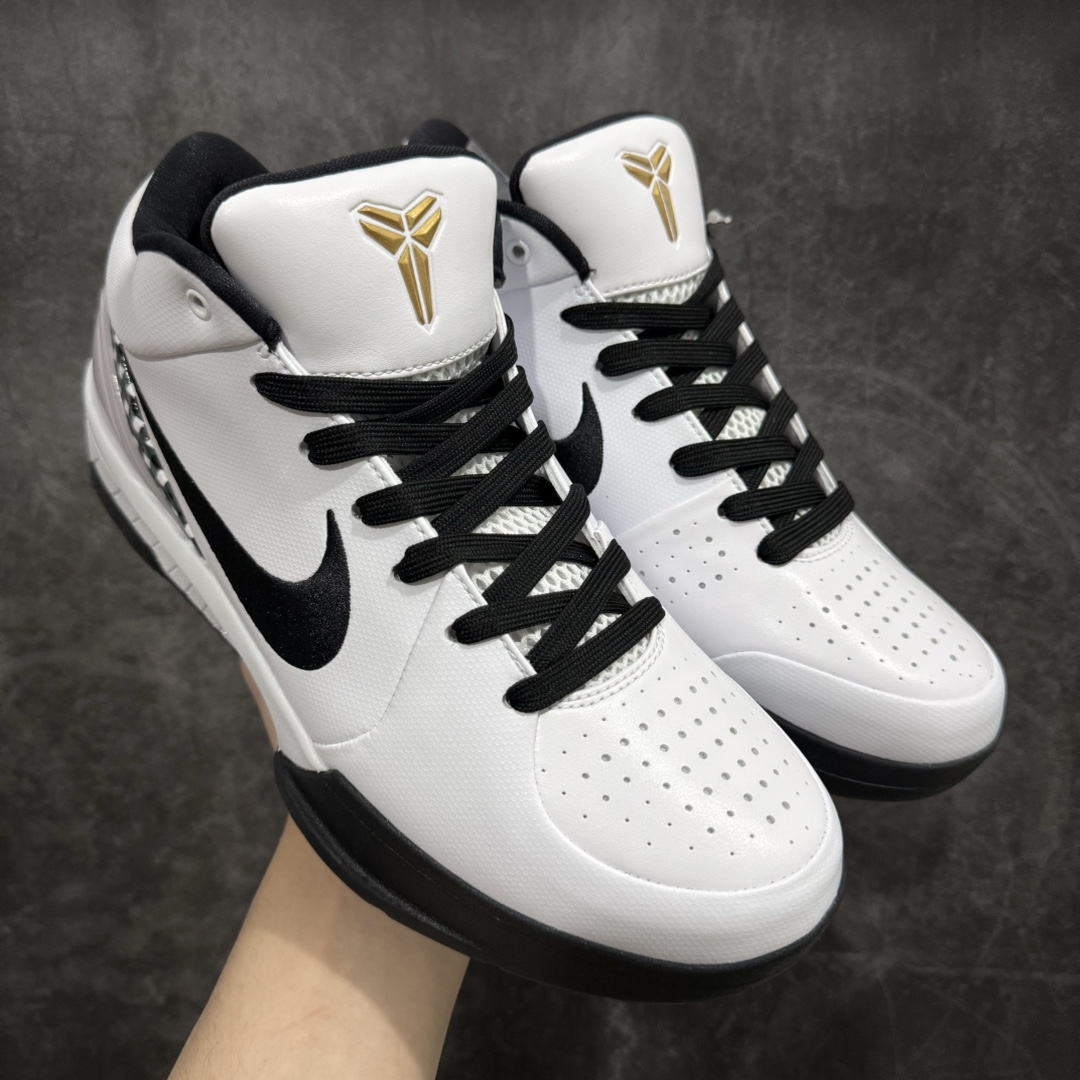 【OG纯原版】科比4白黑 Nike Zoom kobe4 \”Mambacita \”Gigi 耐磨透气 低帮 实战篮球鞋 男女同款 货号：FJ9363-100                 市售最高版本，原鞋原数据纸板开发，内置Zoom Turbo气垫  后掌EVA缓震，实战配置直接拉满，原档数据3 D打印，鞋面细节匹配原版！供货稳定，主推产品！ 尺码：36-47.5  编码：OG440460-鞋库