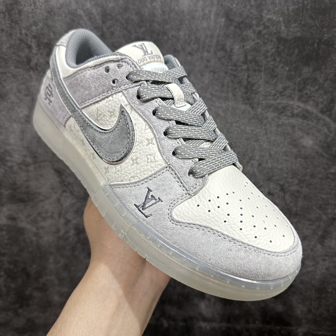 280 【定制版】Nk SB Dunk Low LV联名-米白银灰冠军板鞋 CR8033-502