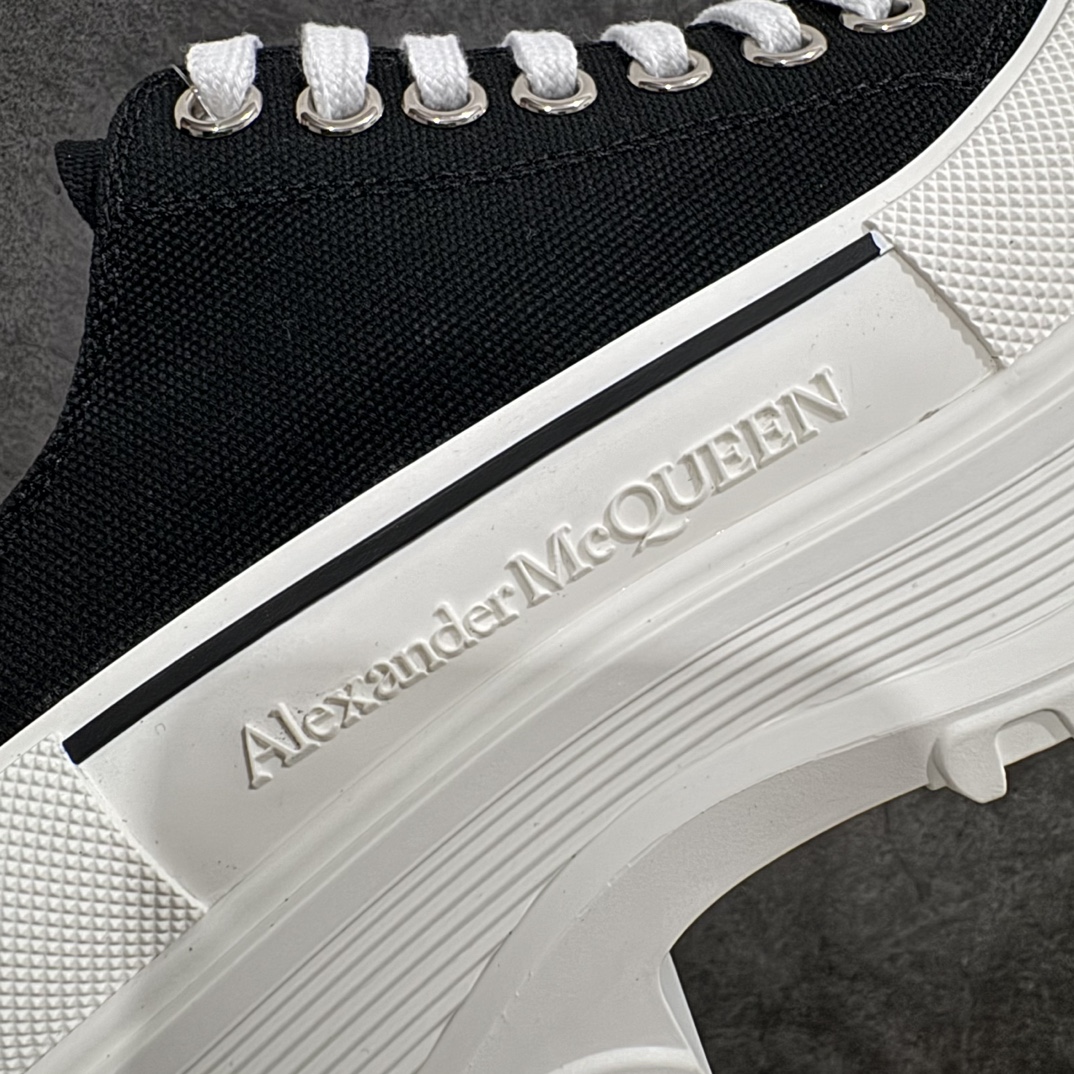 纯原AlexanderMcQueen/亚历山大麦昆松糕鞋厚底增高帆布鞋全市场最高版本随意对比任何版本正确