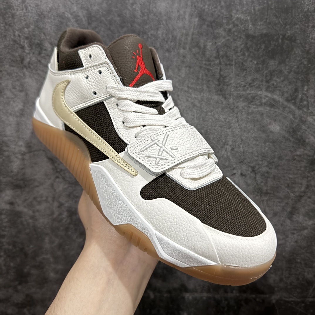 图片[3]-【GX版本】Travis Scott x Jordan AJ Cut The Check TS倒钩联名魔术贴篮球鞋 FZ8117-100n-莆田鞋批发中心