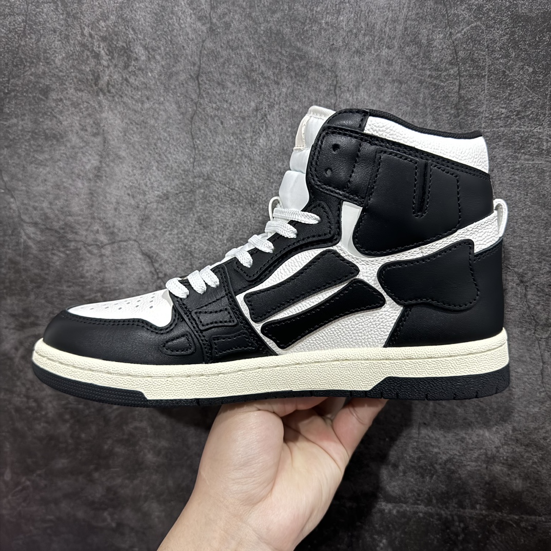 450 【渠道L版 】AMIRI Skel Top Hi Sneakers 洛杉矶街头之王